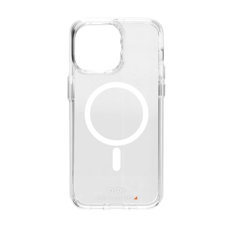 Puzdro SBS D3O MagSafe pre iPhone 15 Pro Max – priehľadné