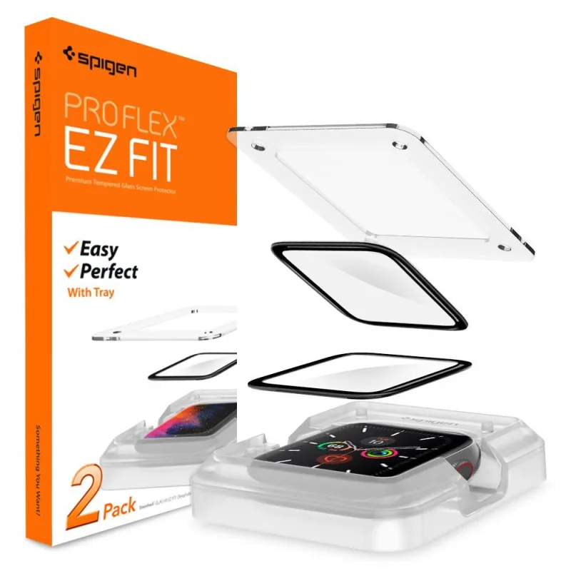 Hybridné sklo Spigen ProFlex EZ Fit pre Apple Watch 4/5/6/SE (44 mm)