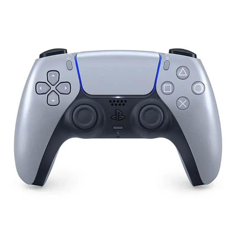 PlayStation DualSense Wireless Controller, sterling silver [CFI-ZCT1W]…