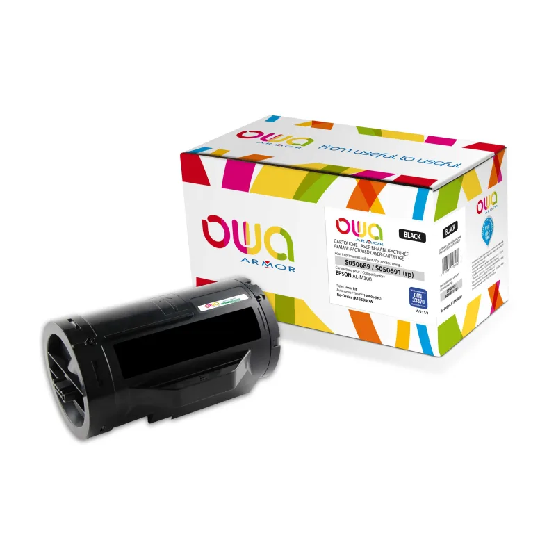 OWA Armor toner kompatibilný s EPSON AL M300, C13S050691, 10000st, čierna…