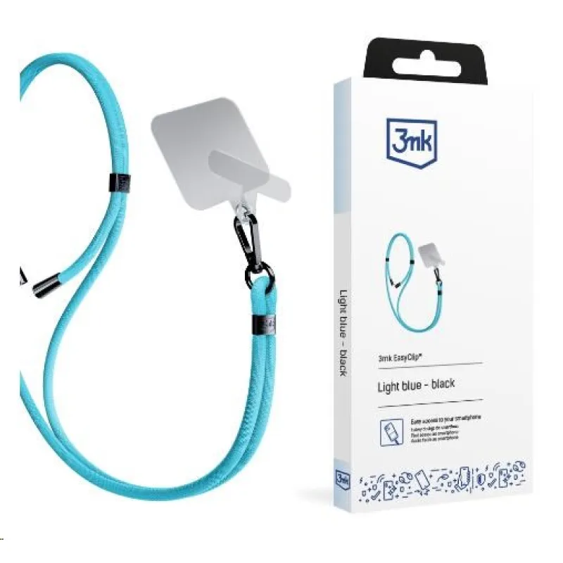 3mk EasyClip Light Blue (black) 5903108568654
