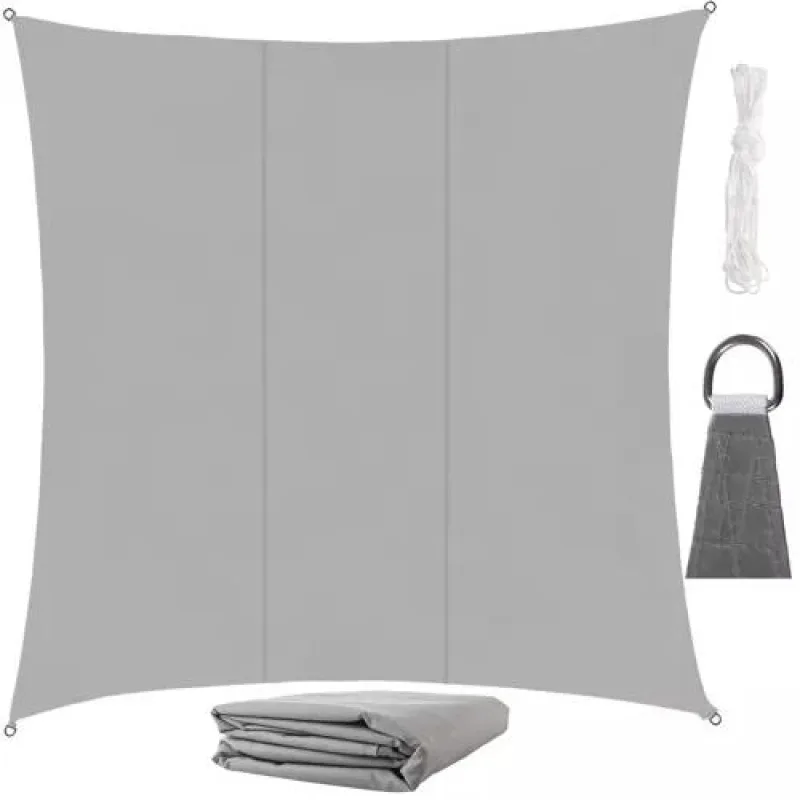 GARDLOV Plachta proti slnku 3.6 x 3.6 m šedá