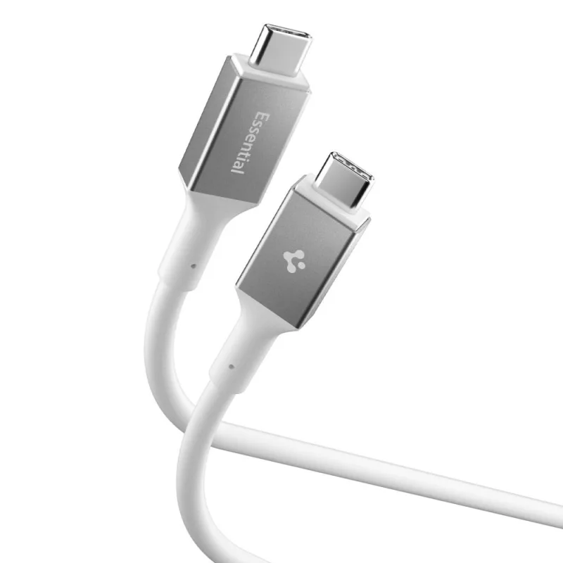 Spigen EB24012CC USB-C kábel 240W 120cm – biely