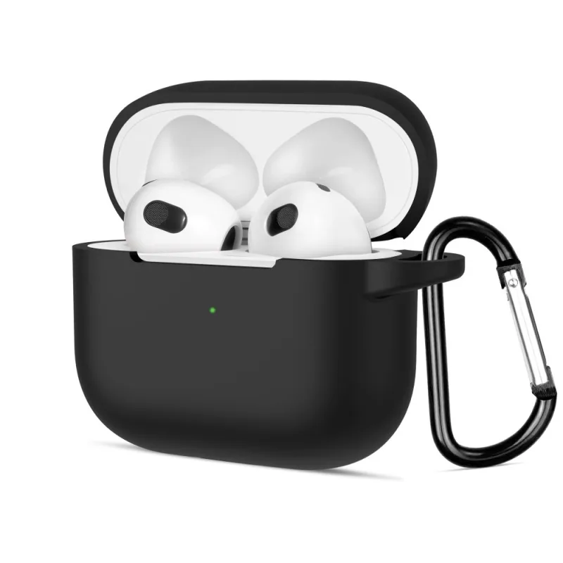Háčikové puzdro Tech-Protect Icon pre AirPods Pro 1 / 2 - čierne