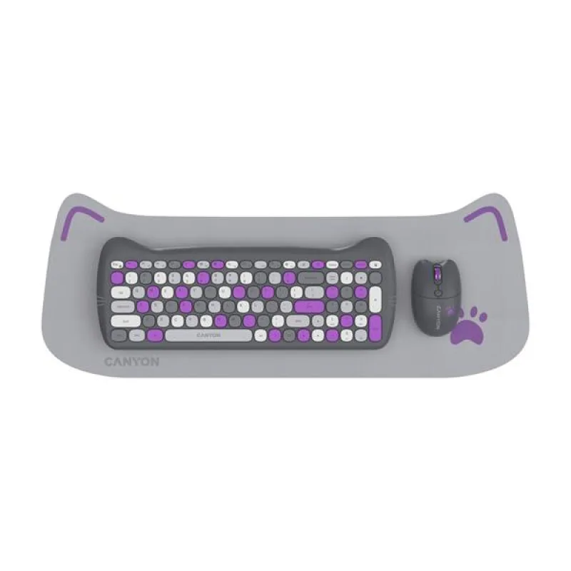 Canyon SET-W6, Kitty Edition, Wireless bezdrôtové combo - multimed.…