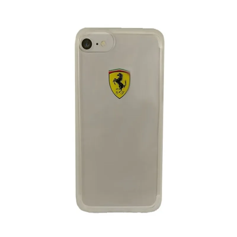 Tvrdé puzdro Ferrari FEHCRFP7TR1 iPhone 7/8 /SE 2020 / SE 2022 priehľadné