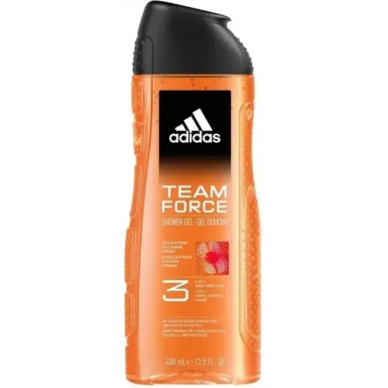 ADIDAS Team Force sprchový gel pre mužov 400 ml