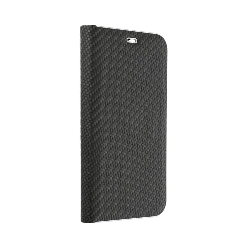 Puzdro LUNA Book Carbon na Xiaomi 13 Lite black