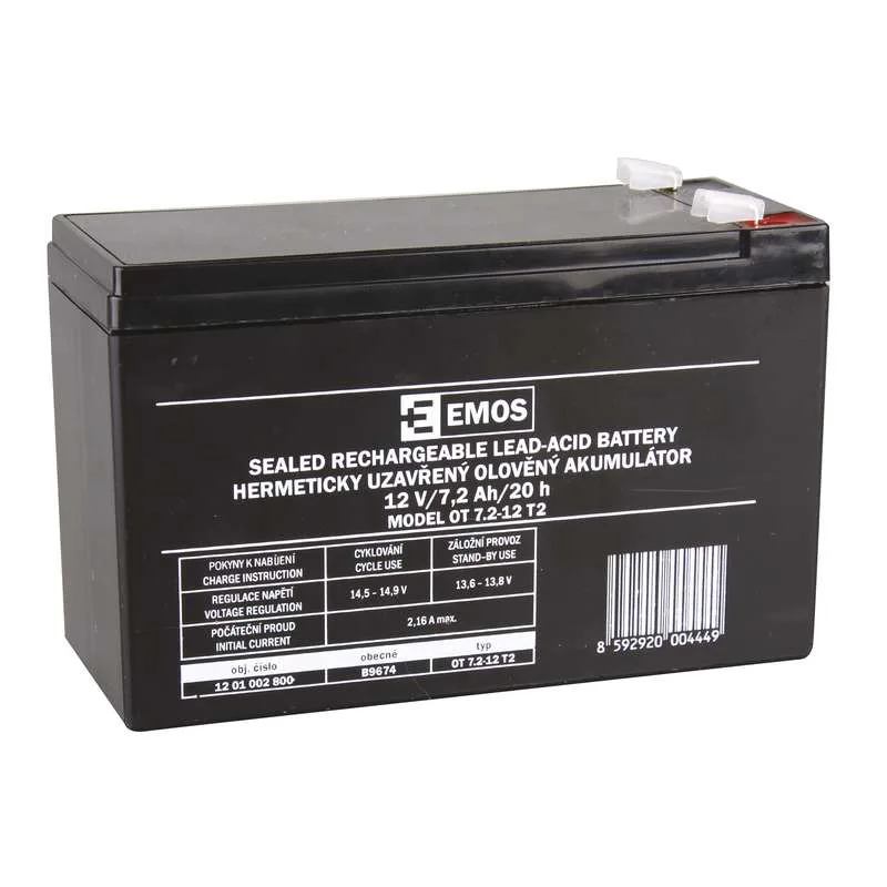AKUMULÁTOR SLA 12V 7, 2 Ah FA4, 7 1201000800