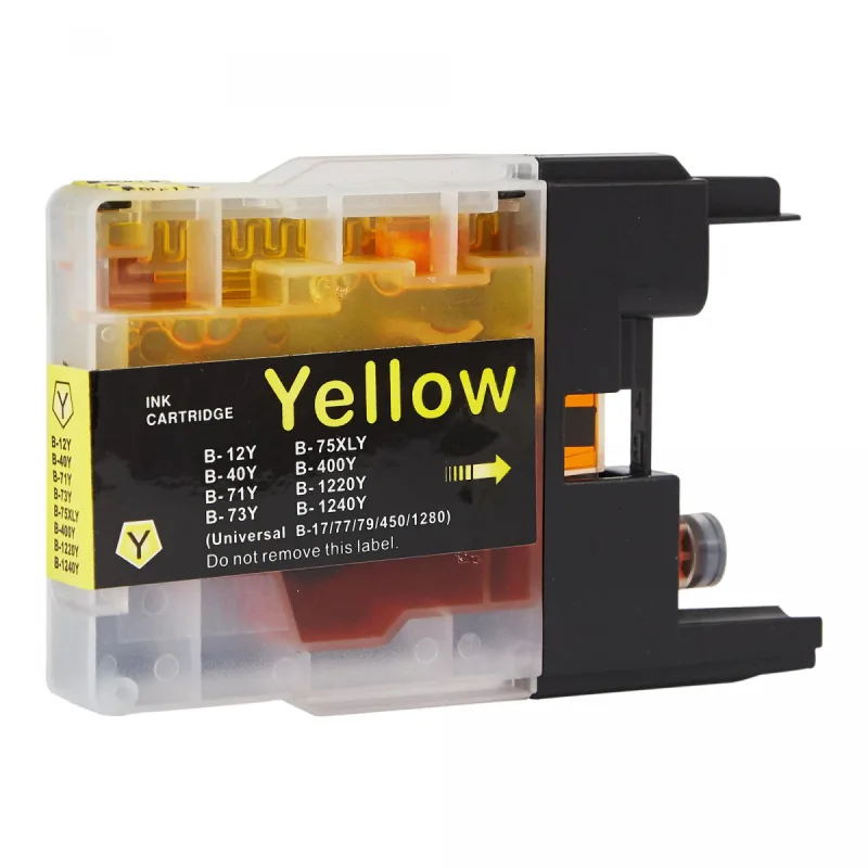 Kompatibilná náplň Brother LC1240Y - 12ml Yellow