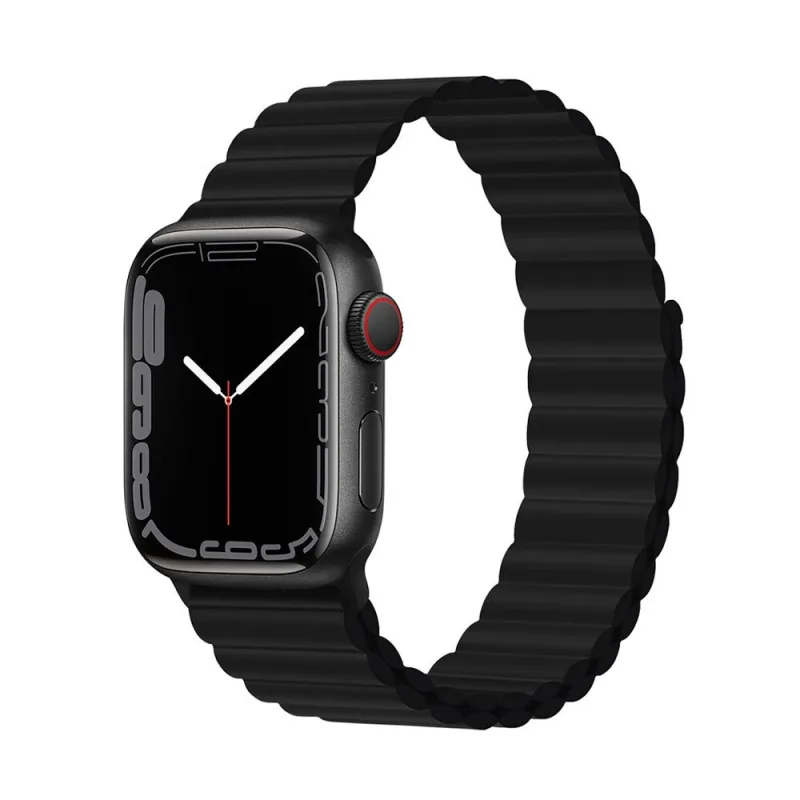 Devia remienok Deluxe Series Sport3 Silicone Magnet Band 40/41/42mm - Black