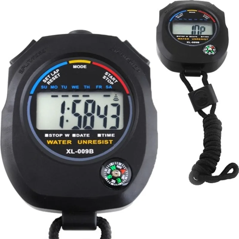 Digitálne stopky XL-009B s kompasom