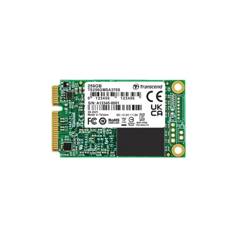 TRANSCEND SSD 128GB 370S, mSATA, SATA III, MLC TS128GMSA370S