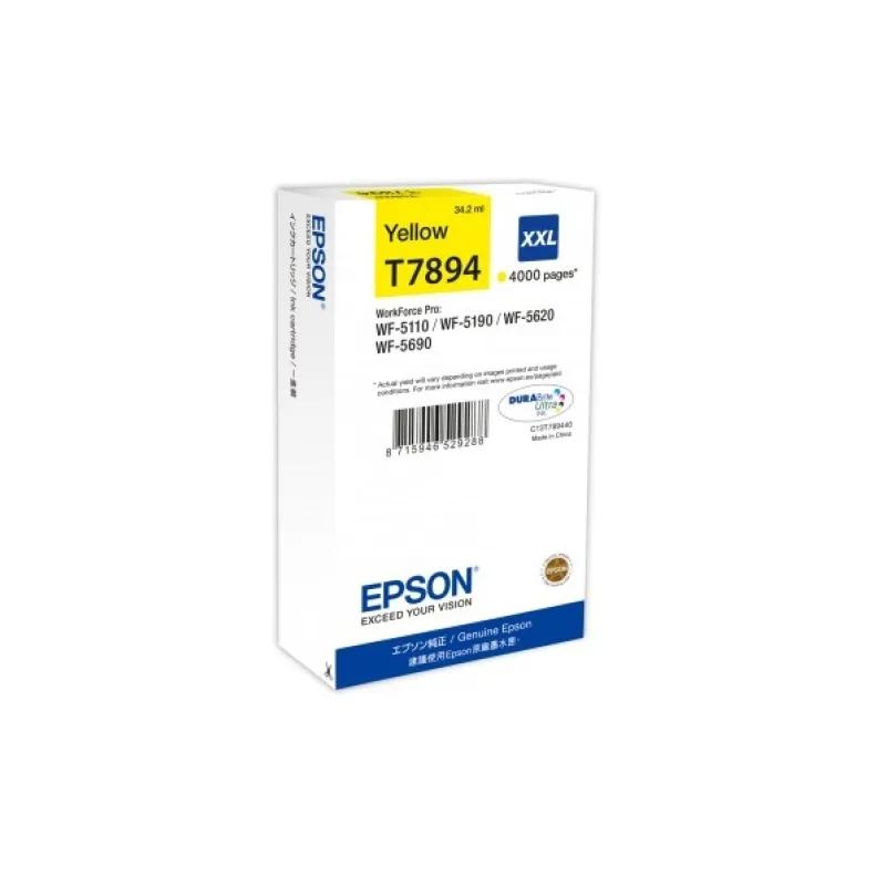 WF-5xxx Series Ink Cartridge XXL Yellow T7894 C13T789440