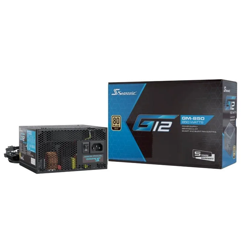 SEASONIC zdroj 850W G12-GM, 80+ Gold, 120mm SSR-850FM