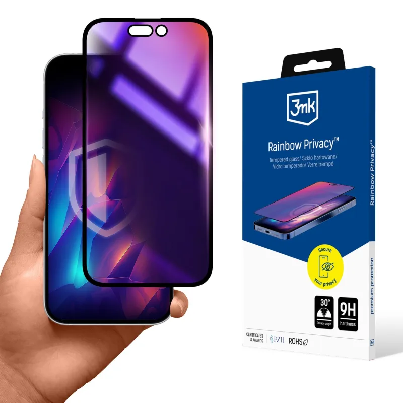 3mk Rainbow Privacy pro Apple iPhone 15 Pro 5903108586320