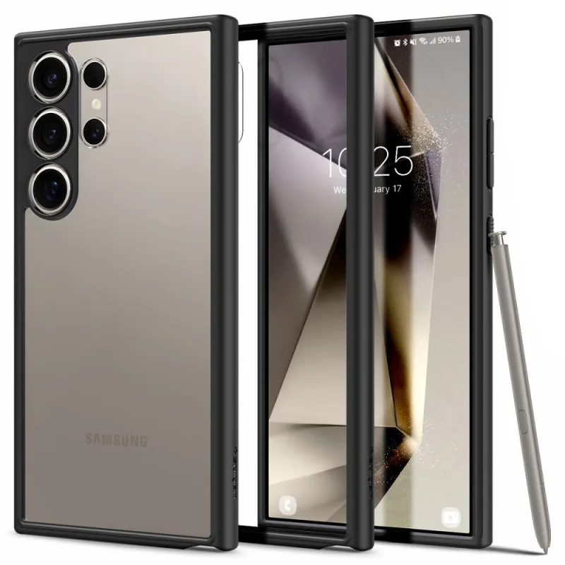 Kryt Spigen Ultra Hybrid pre Samsung Galaxy S24 Ultra – matný čierny