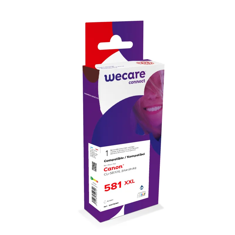 WECARE ARMOR ink kompatibilný s CANON CLi-581XXLP.blue, Photo Blue…