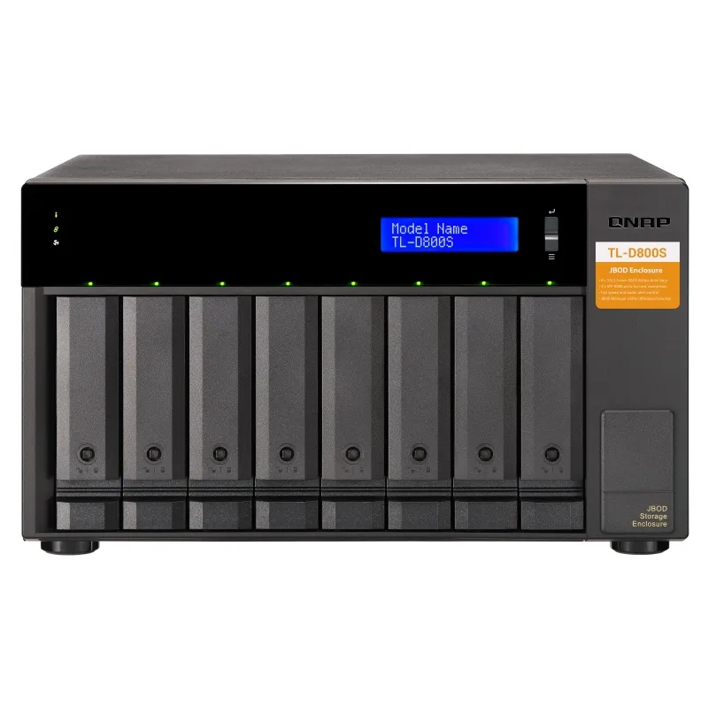 QNAP TL-D800S - úložná jednotka JBOD SATA (8x SATA), desktop TL-D800S