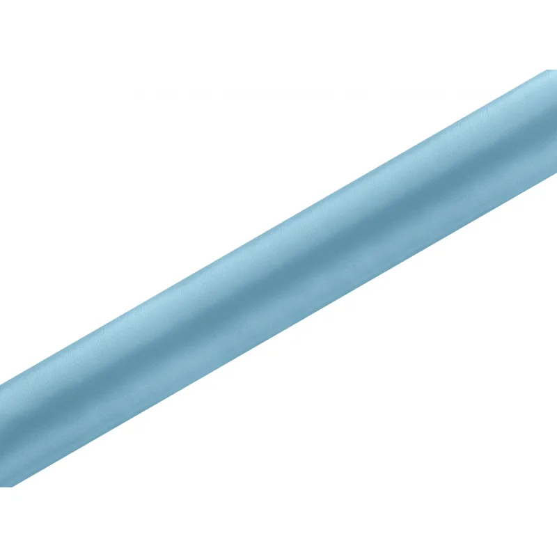 Stredový pás satén 36cm x 9m tyrkysová