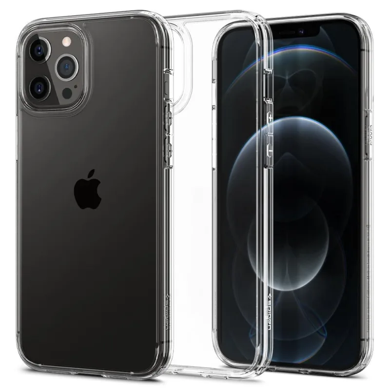 Kryt Spigen Ultra Hybrid pre iPhone 12 / iPhone 12 Pro – priehľadný