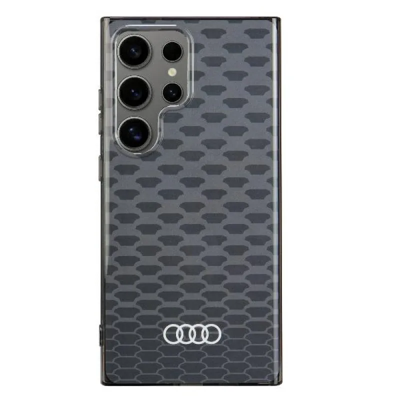 Audi IML vzor šitia Puzdro MagSafe S24 Ultra S928 čierne/čierne pevné puzdro AU-IMLMS24U-Q5/D3-BK