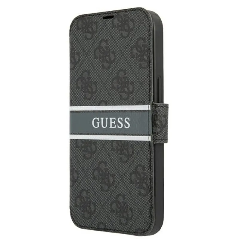 Guess GUBKP13X4GDGR iPhone 13 Pro Max 6,7" šedá/sivá kniha 4G Stripe