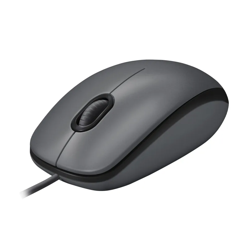 Logitech M100 - USB káblová myš - čierna