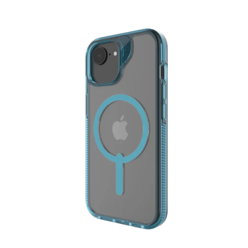 Puzdro ZAGG Santa Cruz Snap Case s MagSafe pre iPhone 16e (2025) / 15 / 14 / 13 - modré