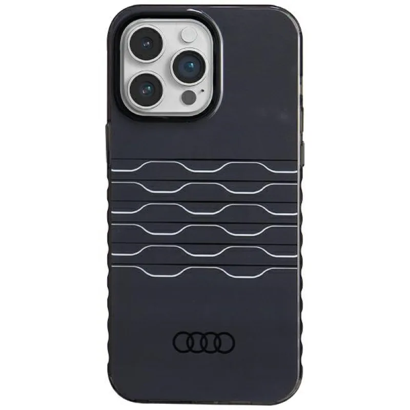 Puzdro Audi IML MagSafe pre iPhone 14 Pro Max - čierne