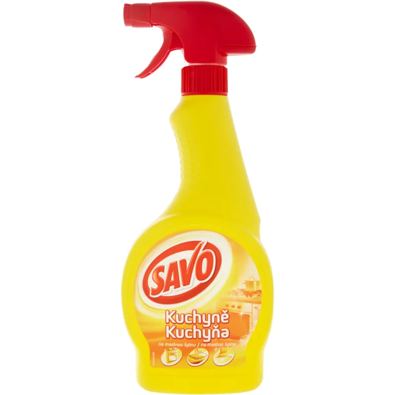 Savo Kuchyňa tekutý čistič na mastnú špinu rozprašovač 500 ml