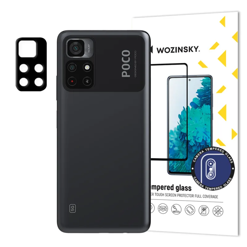 Wozinsky Full Camera Glass 9H Tvrdené sklo pre celý fotoaparát pre fotoaparát Xiaomi Poco M4 Pro 5G