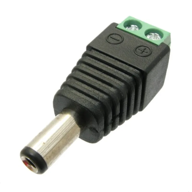 DCSV21 DC napájací konektor 2.1mm so svorkovnicou - male DCSV21