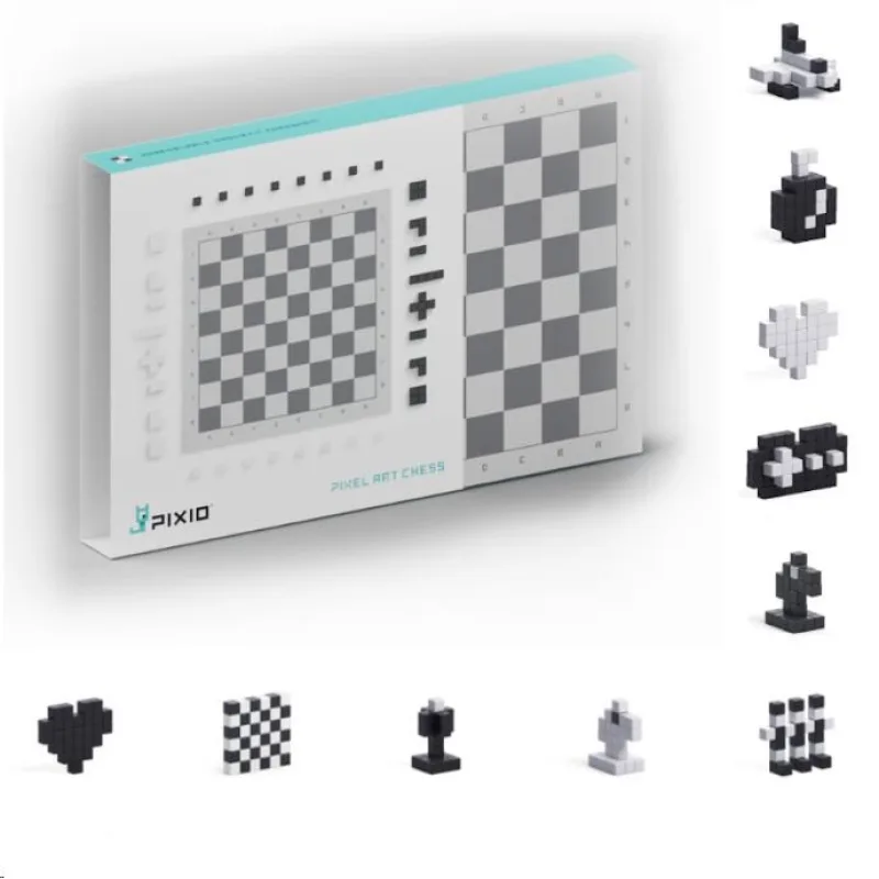 PIXIO Chess - Šachy magnetická stavebnice 70101