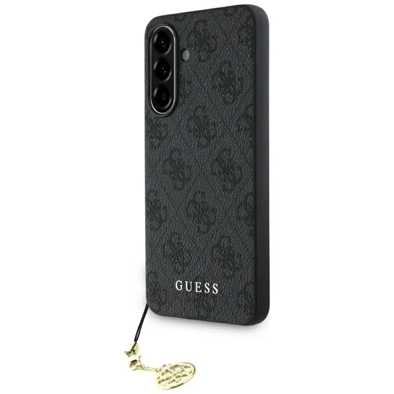 Puzdro Guess 4G Charms Collection pre Samsung Galaxy A56 - čierne