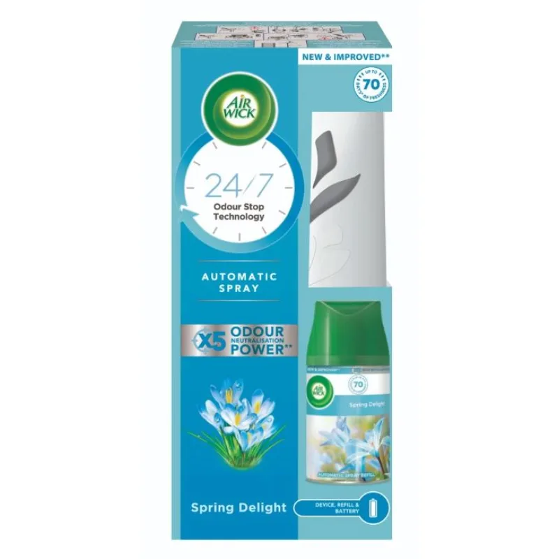 Air Wick Freshmatic pure difuzér a náplň do osviežovača vzduchu svieži vánok 250 ml