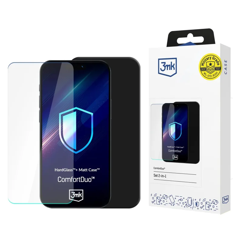 3mk kryt+tvrzené sklo ComfortDuo Matt Black pro Samsung Galaxy A36/ A56…