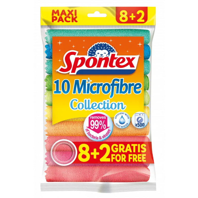 Spontex Utierka Microfibre 8+2 ks