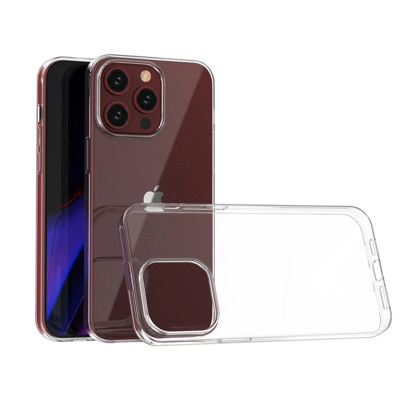 Puzdro na iPhone 15 Pro Max zo série Ultra Clear v priehľadnej farbe