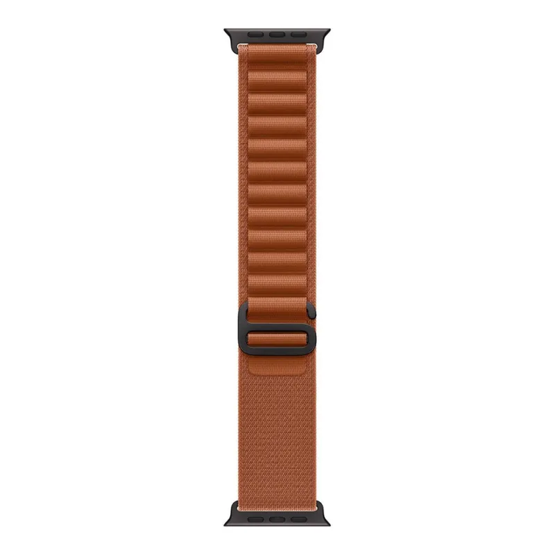 Apple Watch 49mm Terra Cotta Alpine Loop - Small - Black Titanium Finish