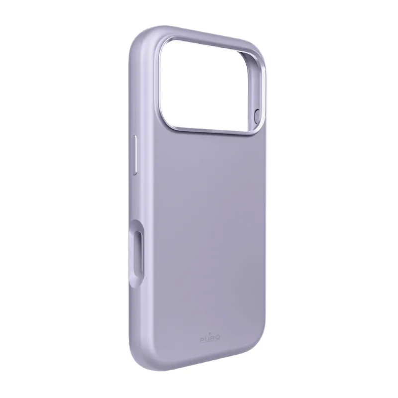 Tekuté silikónové puzdro Pure Icon Mag Pro pre iPhone 17 Pro Max, kompatibilné s MagSafe, s ochranou fotoaparátu a hliníkovými tlačidlami – ružové