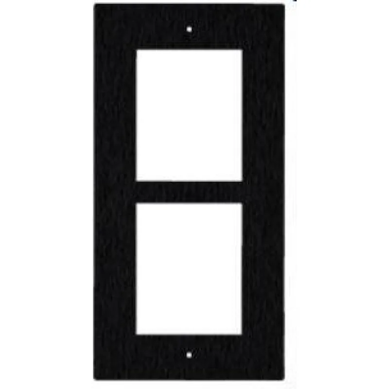2N® IP Verso - Rám pro instalaci do zdi, 2 moduly - černý