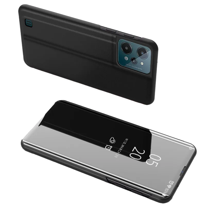 Kryt Clear View Case pre flipový kryt Realme C31 čierny