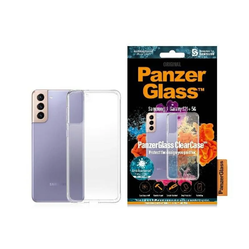 Puzdro PanzerGlass ClearCase pre Samsung Galaxy S21+ - priehľadné