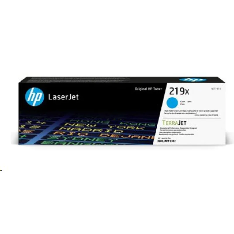 Azúrová originálna tonerová kazeta s vysokou výťažnosťou HP 219X LaserJet…