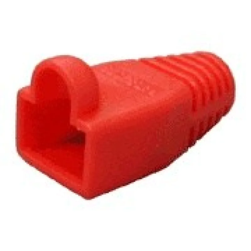Ochrana pro konektor RJ45, snag-proof - červená, 100ks OCH-RD