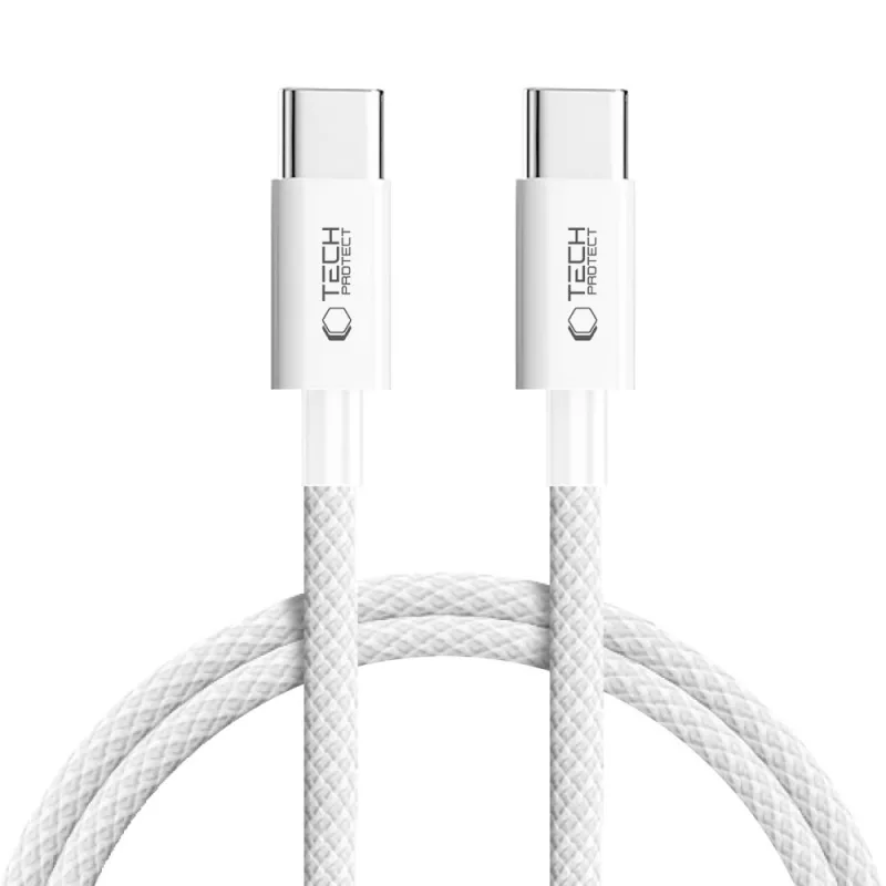 Kábel Tech-Protect Ultraboost Lite USB-C PD60W/3A 100 cm – sivý