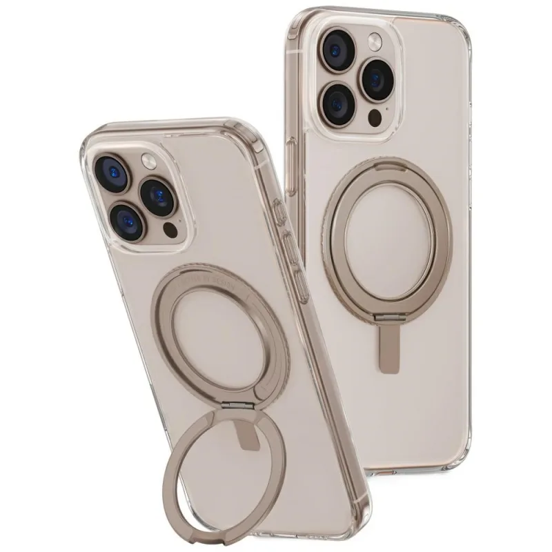 Puzdro Uniq Swivix 360 Rotating Kickstand Case pre iPhone 16 Pro Max – zlaté
