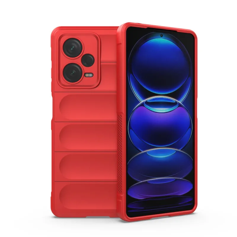 Ohybný pancierový kryt Magic Shield pre Xiaomi Redmi Note 12 Pro+ červený