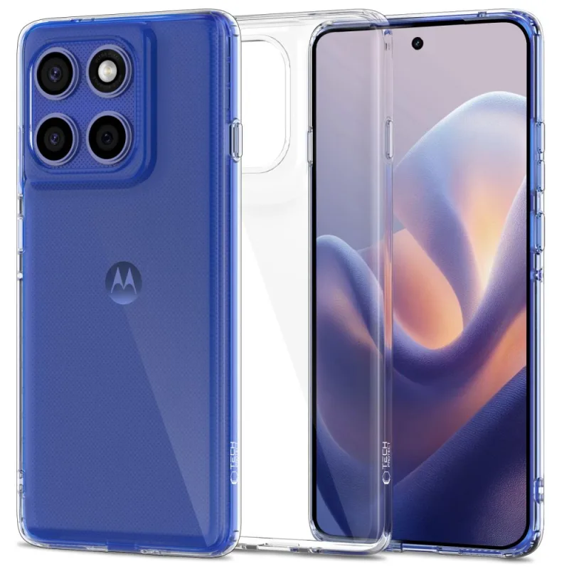 Puzdro Tech-Protect FlexAir pre Motorola Edge 60 Pro – priehľadné